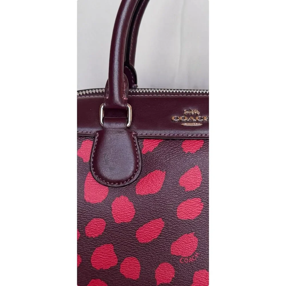 Coach Mini Bennett Satchel with Deer Spot Print